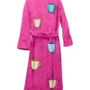 Stegaro Dark Pink Cup Bath Robe