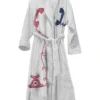 Stegaro White Telephone Bath Robe