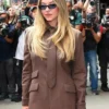 Sydney Sweeney NYC 2025 Tie Brown Blazer