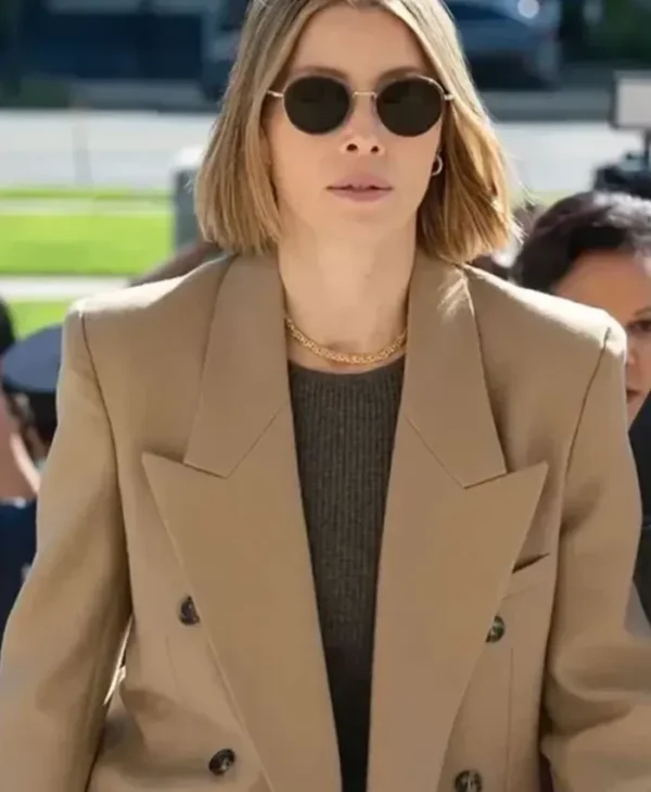 The Better Sister S01 Jessica Biel Brown Coat