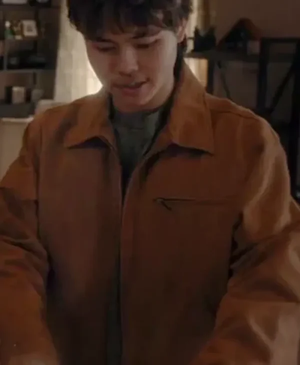 The Cleaning Lady S04 Chris De La Rosa Brown Jacket