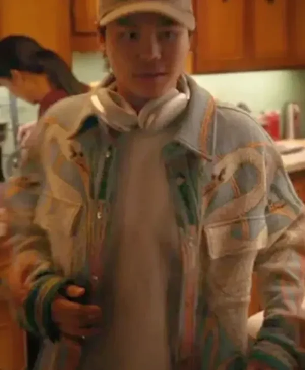 The Cleaning Lady S04 Sean Lew Swan Print Jacket