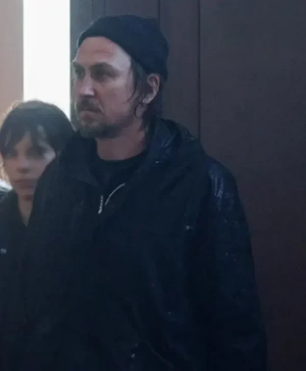 The Light 2025 Lars Eidinger Black Hooded Jacket
