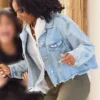 The Motherhood S01 Destini Ann Denim Jacket
