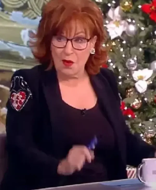 The View 2025 Joy Behar Embellished Heart Blazer