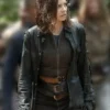 The Walking Dead S02 Lauren Cohan Black Jacket
