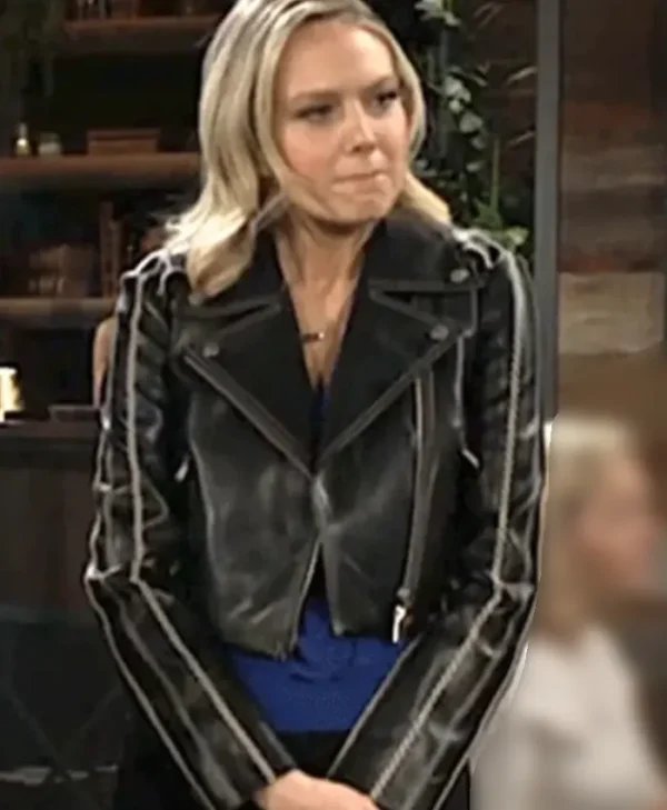 The Young And The Restless Abby Newman Biker Jacket
