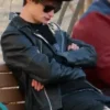 Things Like This 2025 Charlie Tahan Leather Jacket