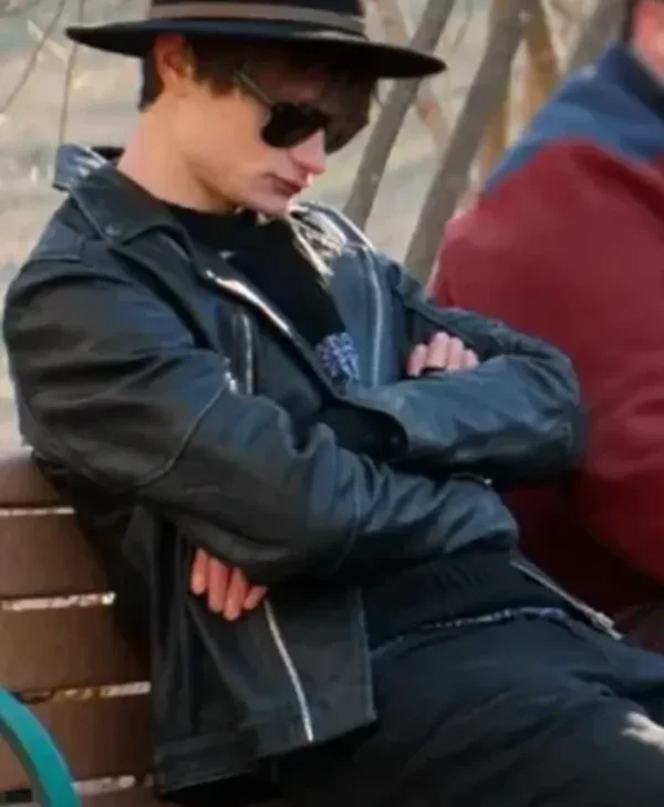 Things Like This 2025 Charlie Tahan Leather Jacket