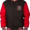 Toronto Raptors Black And Red Varsity Jacket