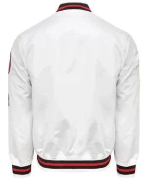 Toronto Raptors City Collection Varsity White Jacket