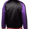 Toronto Raptors Hardwood Black And Purple Jacket