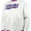 Toronto Raptors Hardwood Classics White Varsity Jacket
