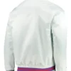 Toronto Raptors Hardwood White Classics Varsity Jacket