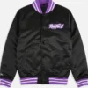 Toronto Raptors Heavyweight Black Varsity Jacket
