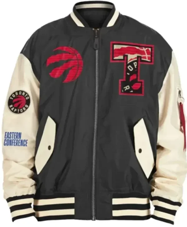 Toronto Raptors New Era Vintage Bomber Jacket