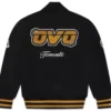 Toronto Raptors OVO Varsity Black Jacket
