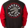 Toronto Raptors Red And Black Varsity Jacket