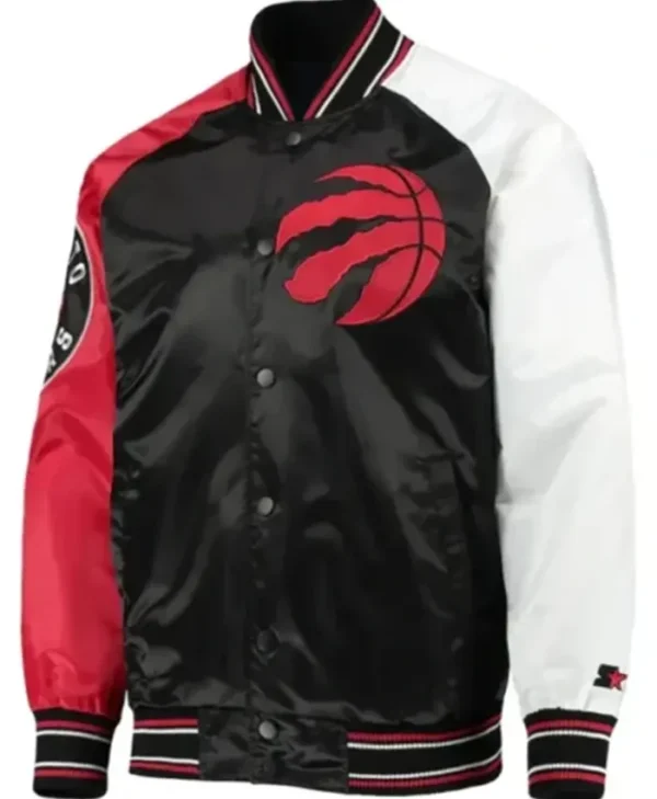Toronto Raptors Reliever Raglan Varsity Jacket