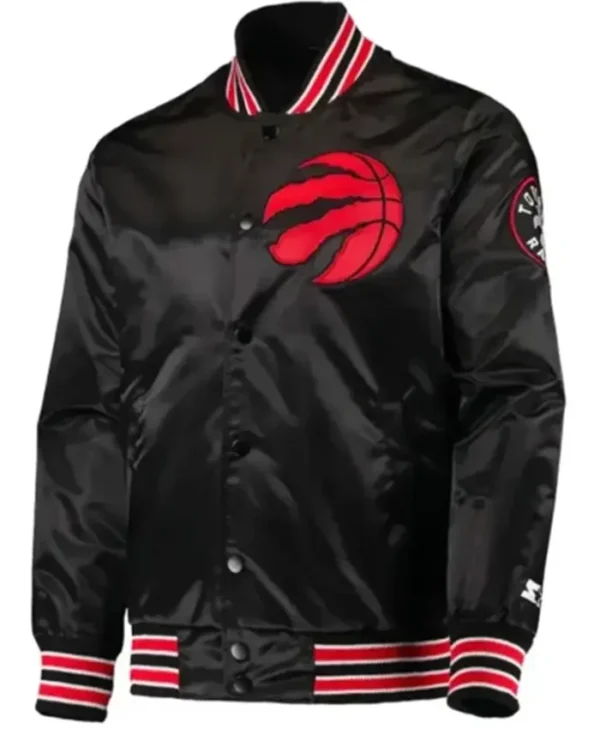 Toronto Raptors Starter Black Varsity Jacket