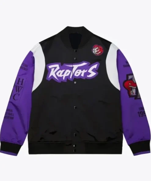 Toronto Raptors Team Origins Black And Purple Jacket