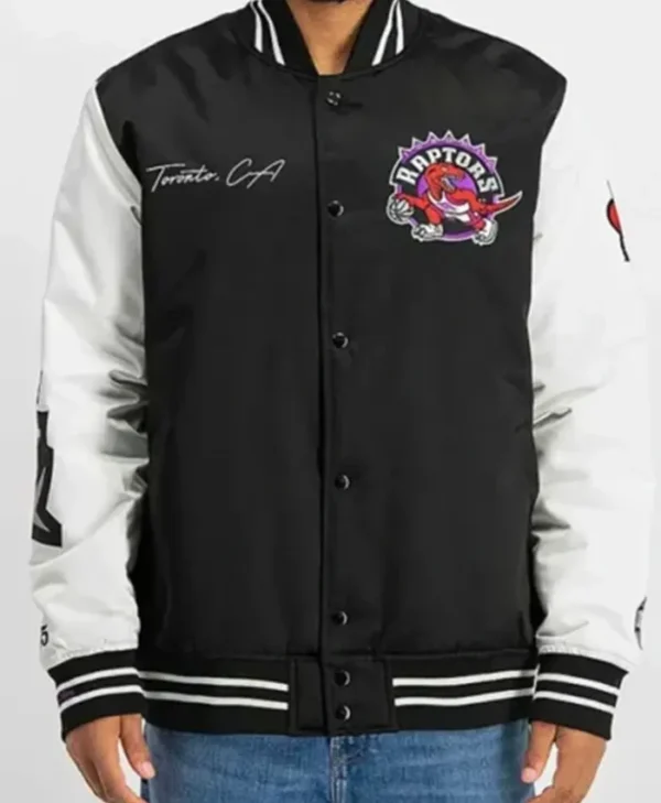 Toronto Raptors Team Origins Black And White Jacket