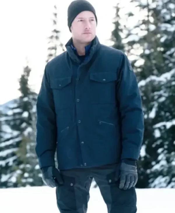 Tracker S02 Justin Hartley Black Jacket