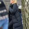 Uma Thurman Dexter Resurrection S01 Puffer Coat