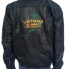 Vietnam Veteran Leather Black Jacket
