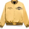 WWE WrestleMania 41 Gold Varsity Jacket