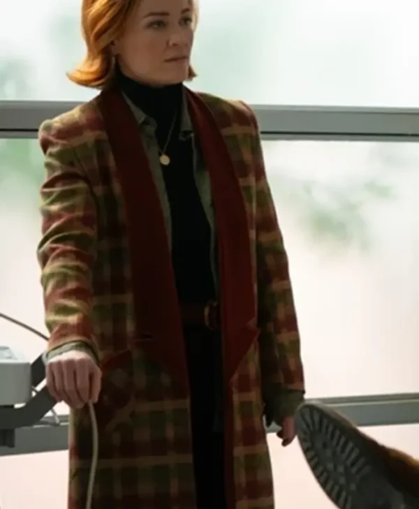 Will Trent S03 Angie Polaski Checkered Coat