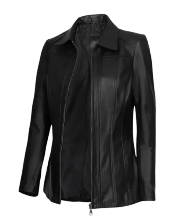 Women’s Black Leather Jacket