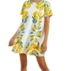 2025 TV Series Love Hotel Beador Lemon Printed Dress