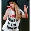 Shop The Eras Tour Taylor Swift A Lot Going On At The Moment White T-Shirt