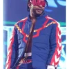 AEW All In Texas 2025 Wrestler Kevin Knight Blue Jacket