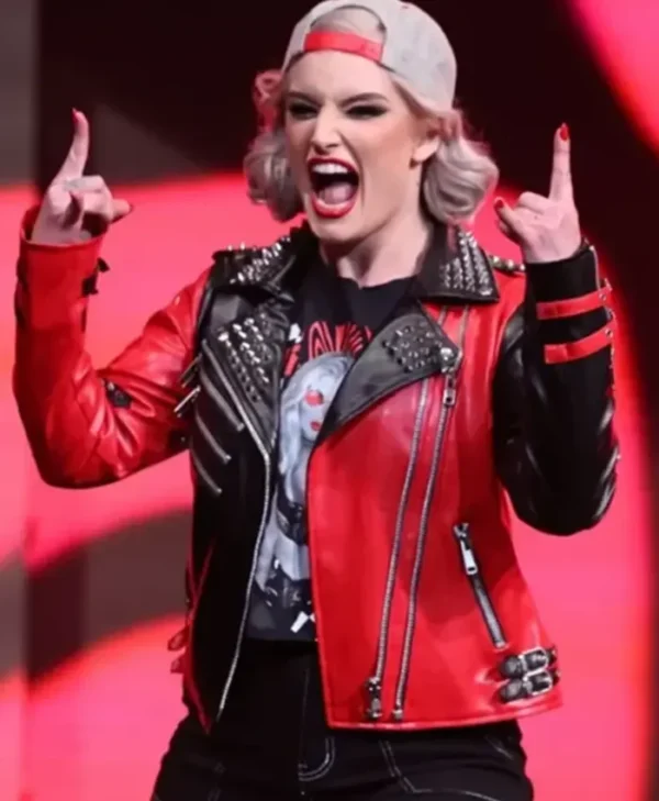 AEW Collision Homecoming 2025 Toni Storm Biker Jacket