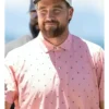 American Century Championship 2025 Travis Kelce Pink Polo Shirt
