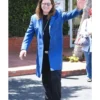 American Singer Ozzy Osbourne Royal Blue Mid-Length Over-Coat