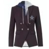 Americas Sweethearts Dallas Cheerleaders 2025 Kelli Finglass Star Navy Dickey Blazer