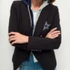 Americas Sweethearts Dallas Cowboys 2025 Kelli Finglass Star Navy Dickey Blazer