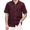 Bachelor in Paradise S10 Andrew Spencer Maroon Shirt