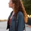 Annalise Basso The Life of Chuck 2025 Denim Jacket