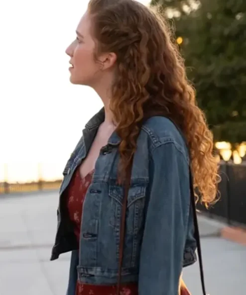 Annalise Basso The Life of Chuck 2025 Denim Jacket