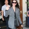 Anne Hathaway Devil Wears Prada 2 Blazer - Grey