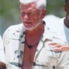 Bachelor In Paradise S10 Kim Buike Tree Print Camp Shirt