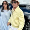 Brad Pitt Formula 1 Sonny Hayes Yellow Cotton Jacket