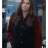 Gina Linetti Brooklyn 99 S04 Chelsea Peretti Red and Black Bomber Jacket