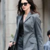 Shop Anne Hathaway Movie Devil Wears Prada 2 Grey Blazer