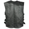 Buy Dorm Street & Steel Anarchy Black Leather Belted Vest For Women