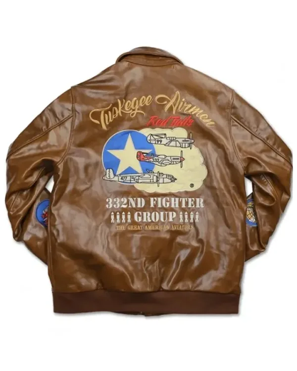 Tuskegee Airmen Brown Jacket